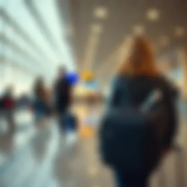 Enhanced Travel Experience with Chase Sapphire Illustration of traveling through an airport with ease