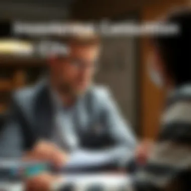 Investment Consultation for CDs Close-up of a financial advisor discussing investment options