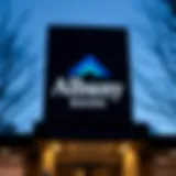 Albany Bank logo showcasing financial stability