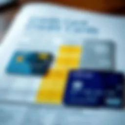 Credit card comparison chart