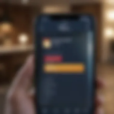Exploring App Features Screenshot of the Capital One Bank credit card app interface showcasing features.