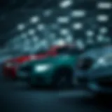 A selection of cars known for low insurance costs