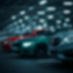 A selection of cars known for low insurance costs
