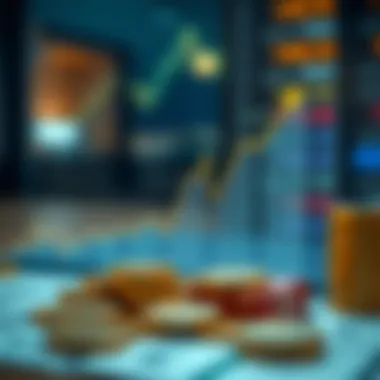 A graph depicting various types of financial bonuses