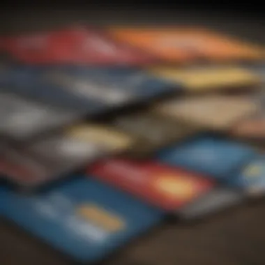 Evaluating Different Credit Card Choices Comparison chart of credit card options