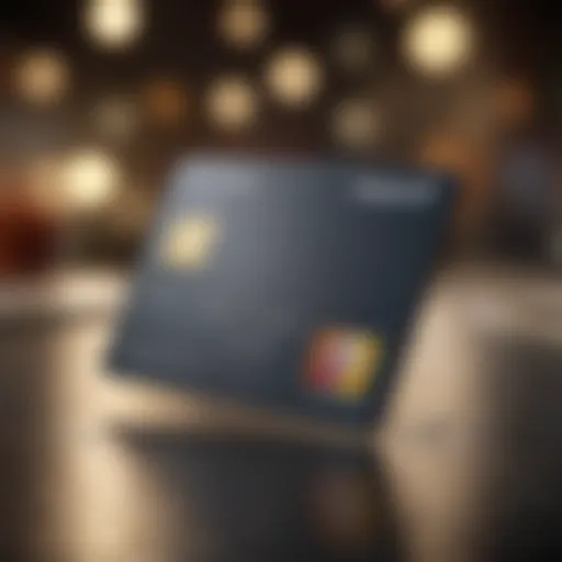 Elegant display of various credit card types