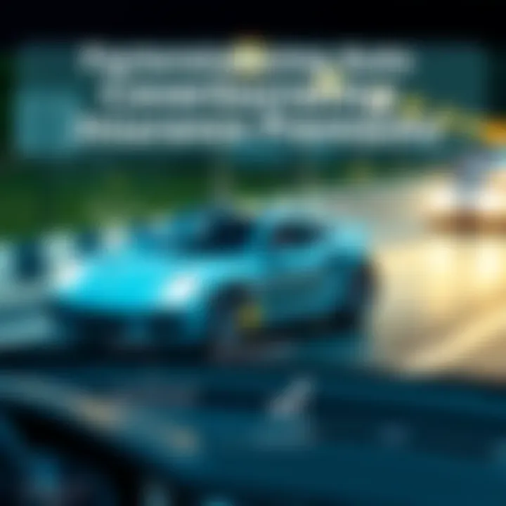 Factors Influencing Auto Insurance Premiums Infographic detailing factors affecting insurance premiums