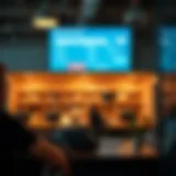 Modern digital banking interface