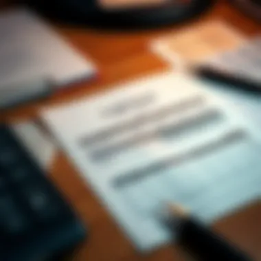 Managing Your Credit Score A credit score report and financial documents on a desk