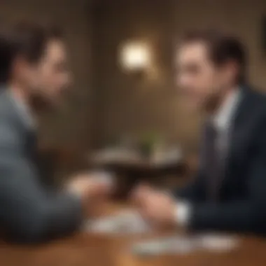 The Art of Negotiating with Creditors Visual depiction of negotiation with creditors