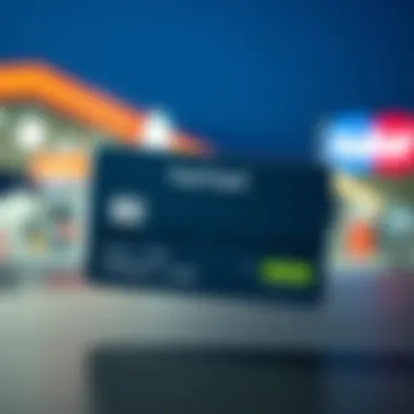 A visual representation of a fuel card showing its features and benefits