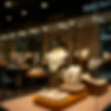 Elegant jewelry pieces displayed attractively