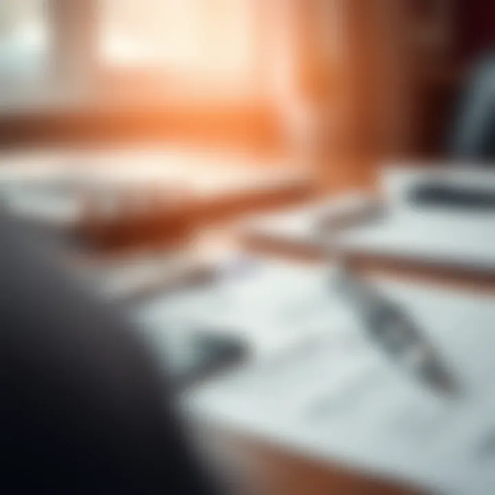 Applying for a Gas Credit Card Gas credit card application form with a pen on a table