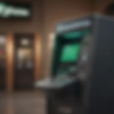 Security Features of Cardless ATM Transactions Conceptual image showcasing security features of cardless transactions
