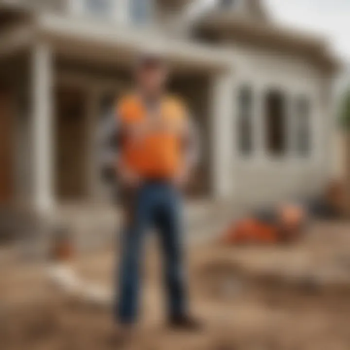 A conceptual image representing home improvement projects financed by the loan card