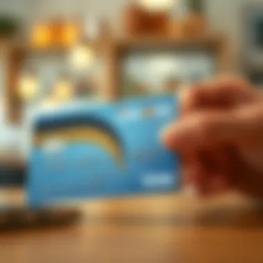 Comparing Credit Card Options Illustration comparing different credit card options