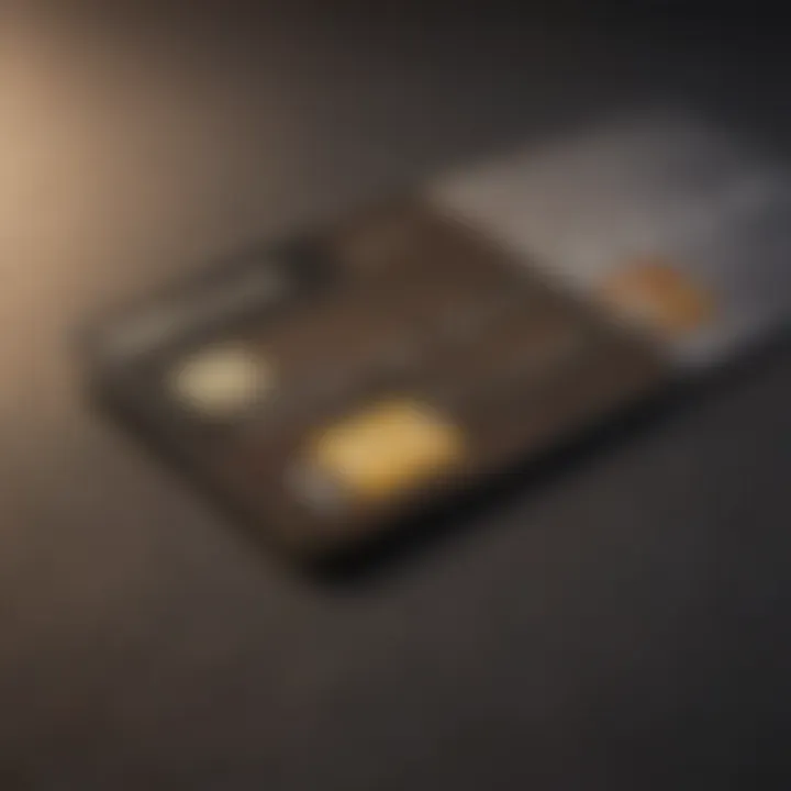 A diagram illustrating different credit card types and their benefits.