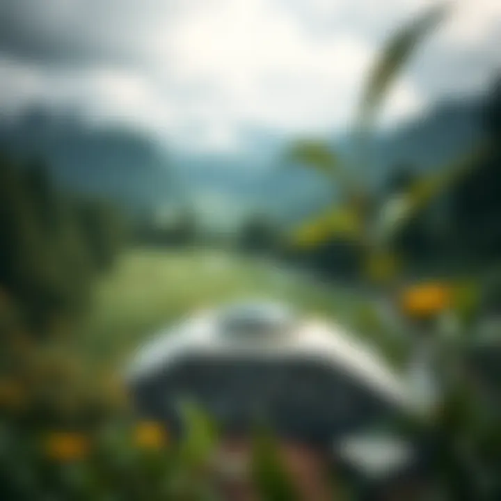 Environmental Preservation for Future Generations A serene landscape representing environmental preservation