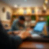 Illustration of credit inquiries affecting credit scores