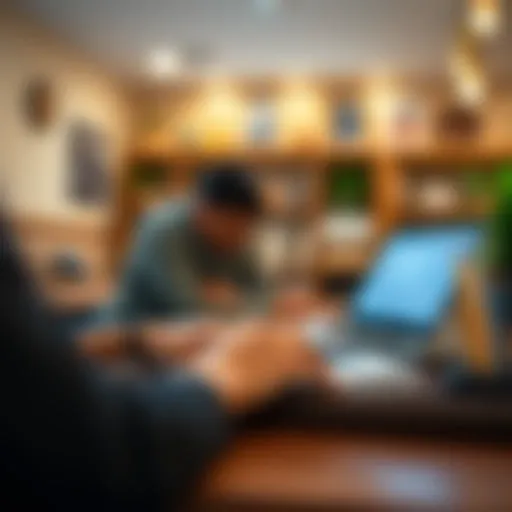 Illustration of credit inquiries affecting credit scores