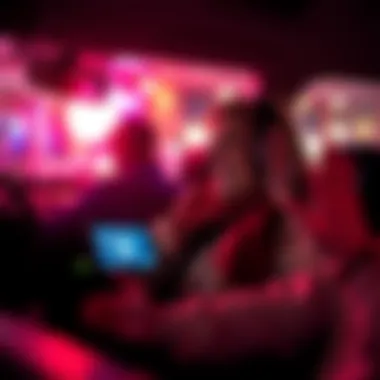 A vibrant lifestyle scene showcasing the joy of using SiriusXM