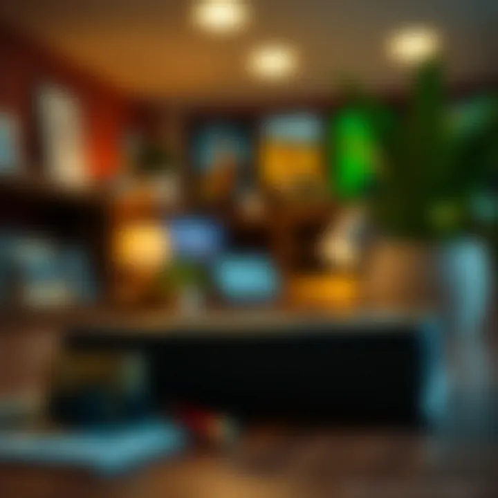 Visual representation of financial improvement strategies