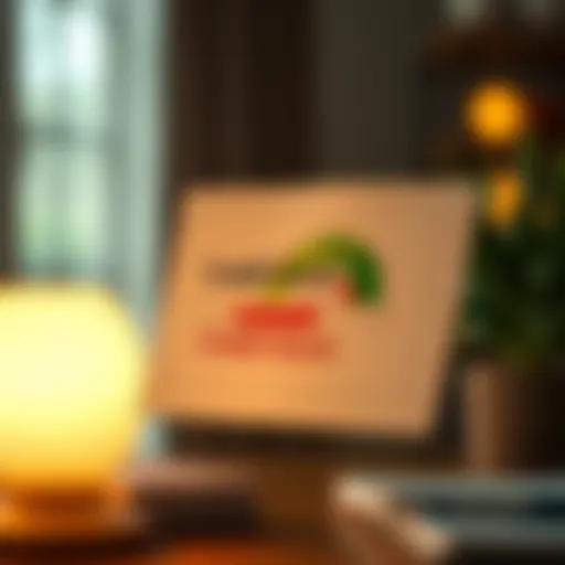 Illustration of credit score evaluation