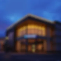 A modern bank building representing small business banking in Utah