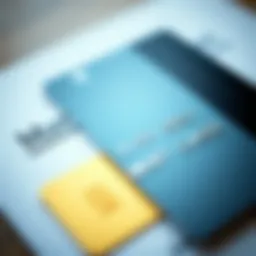 Credit card with mortgage documents