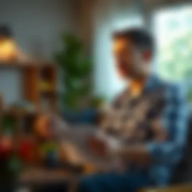 Impact on Credit Score Homeowner analyzing credit score
