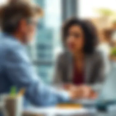 Enhancing Your Credit Profile Financial advisor discussing strategies