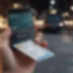 Visual representation of a Direct Express card alongside a smartphone