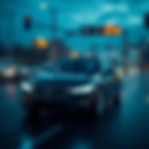 A visual representation of the factors influencing auto loan rates.