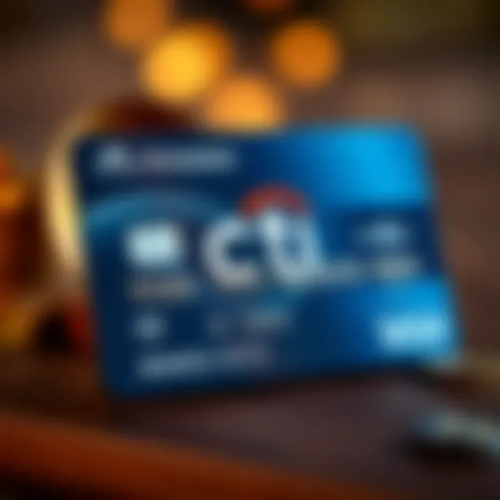 Citi credit card showcasing rewards program details