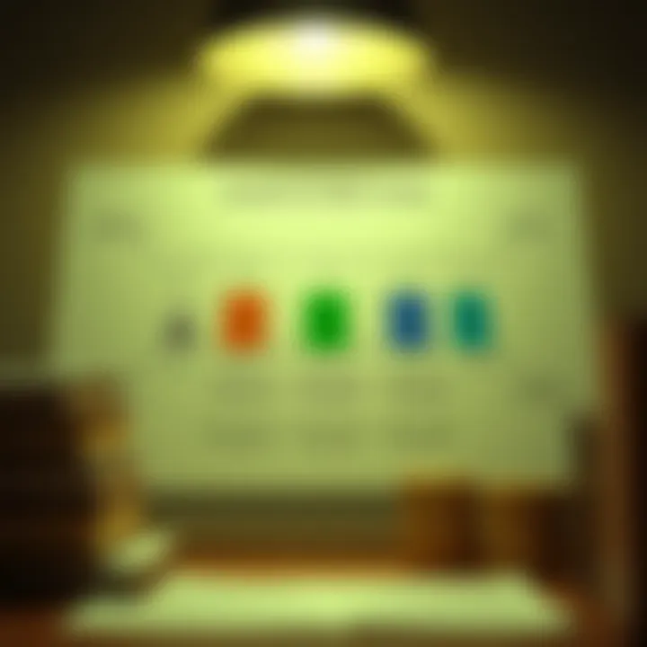 A diagram explaining the impact of credit scores on financial decisions