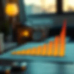 Graph showing the correlation between credit scores and loan interest rates