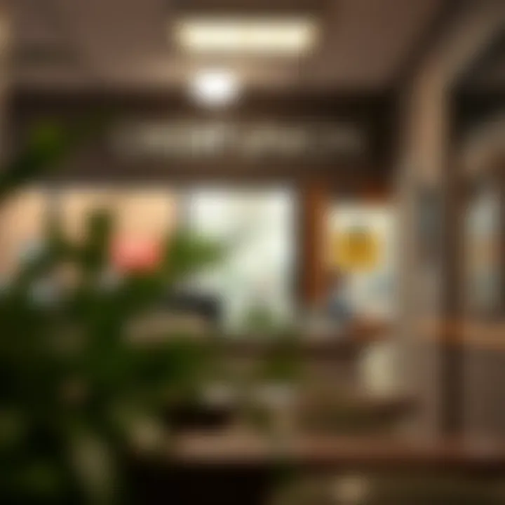 A cozy neighborhood credit union with welcoming atmosphere