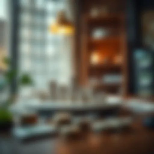 Conceptual illustration of financial management