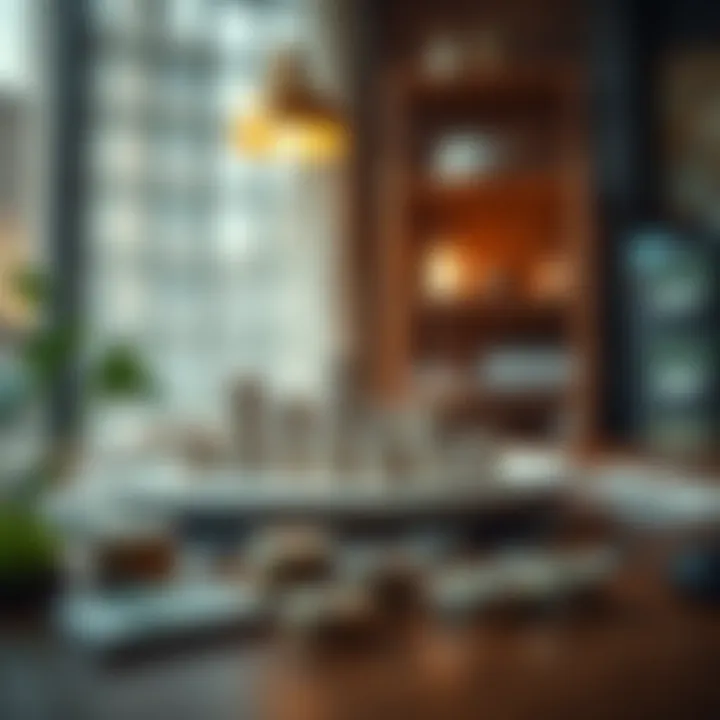 Conceptual illustration of financial management