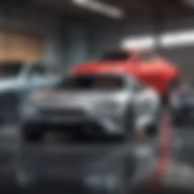 Diverse Car Financing Options Illustration of diverse car financing options