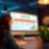 Illustration of CareCredit application process with graphical elements