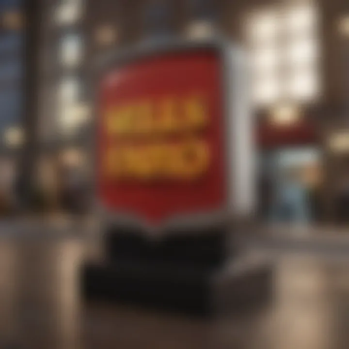 Wells Fargo logo showcasing its branding