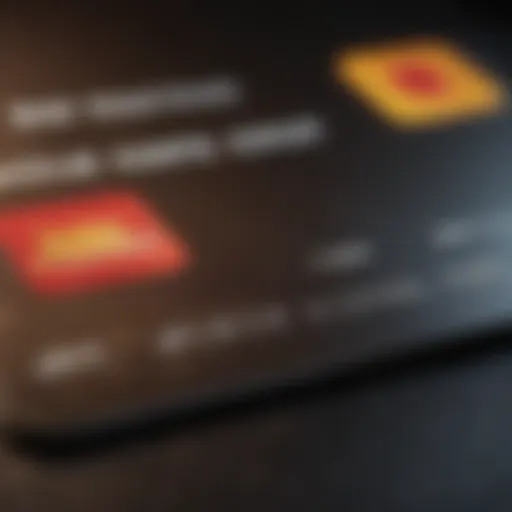 Wells Fargo logo on a secured credit card