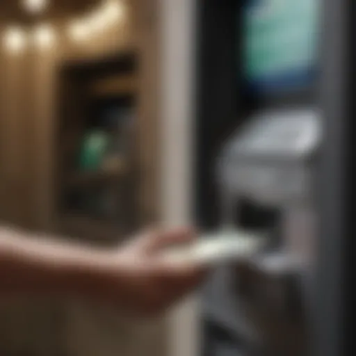 Chime card at an ATM